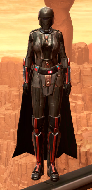 Fortified Phobium Armor Set Outfit from Star Wars: The Old Republic.