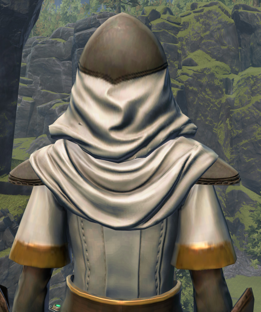 Temple Guardian Armor Set detailed back view from Star Wars: The Old Republic.
