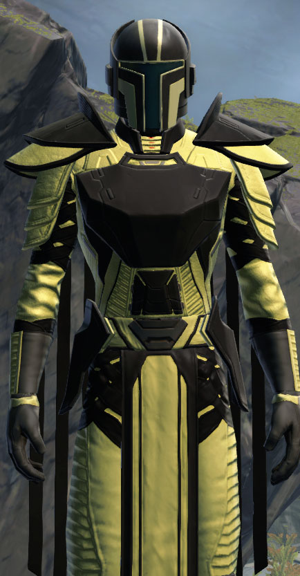 SWTOR Dark Gray and Pale Yellow Dye Module