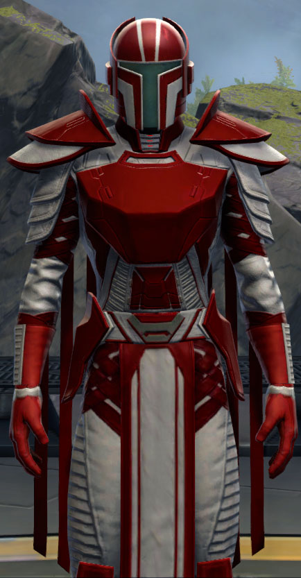 SWTOR Deep Red and Light Gray Dye Module