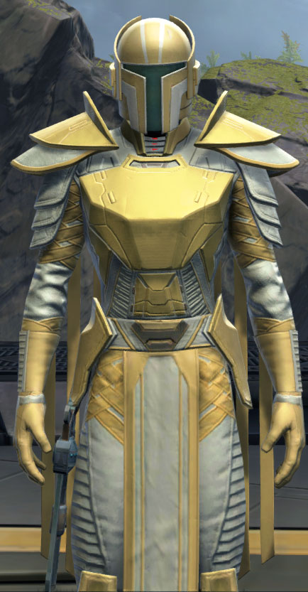 SWTOR Defender's Pale Yellow and White Dye Module