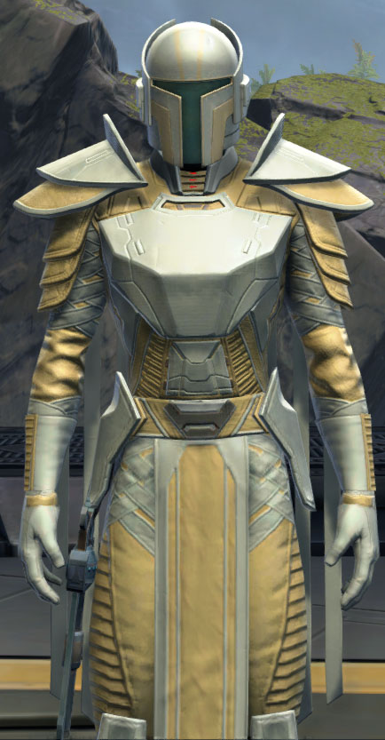 SWTOR Defender's White and Pale Yellow Dye Module