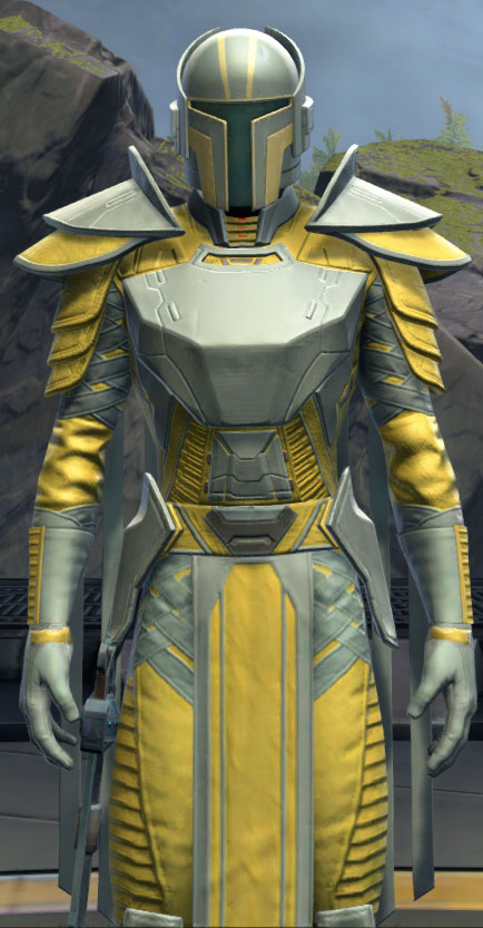 SWTOR High Roller Grey and Gold Dye Module