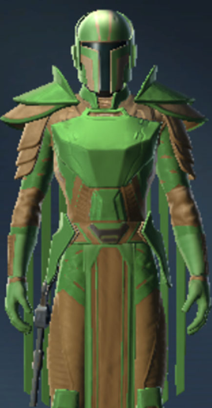 SWTOR Light Green and Pale Brown Dye Module