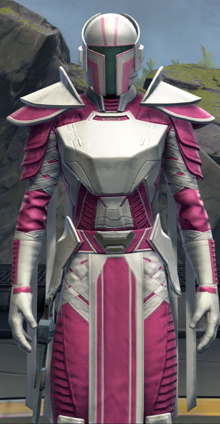 SWTOR White and Deep Pink Dye Module