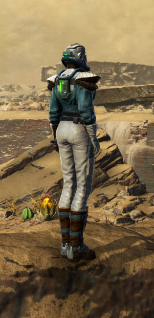 Hazardous Delver Armor Set player-view from Star Wars: The Old Republic.