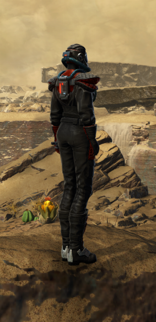 Virulent Delver Armor Set player-view from Star Wars: The Old Republic.