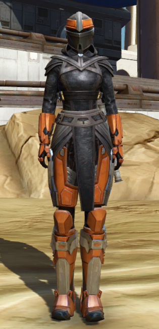 Imperial Reaper (Hood Down) Armor Set Outfit from Star Wars: The Old Republic.