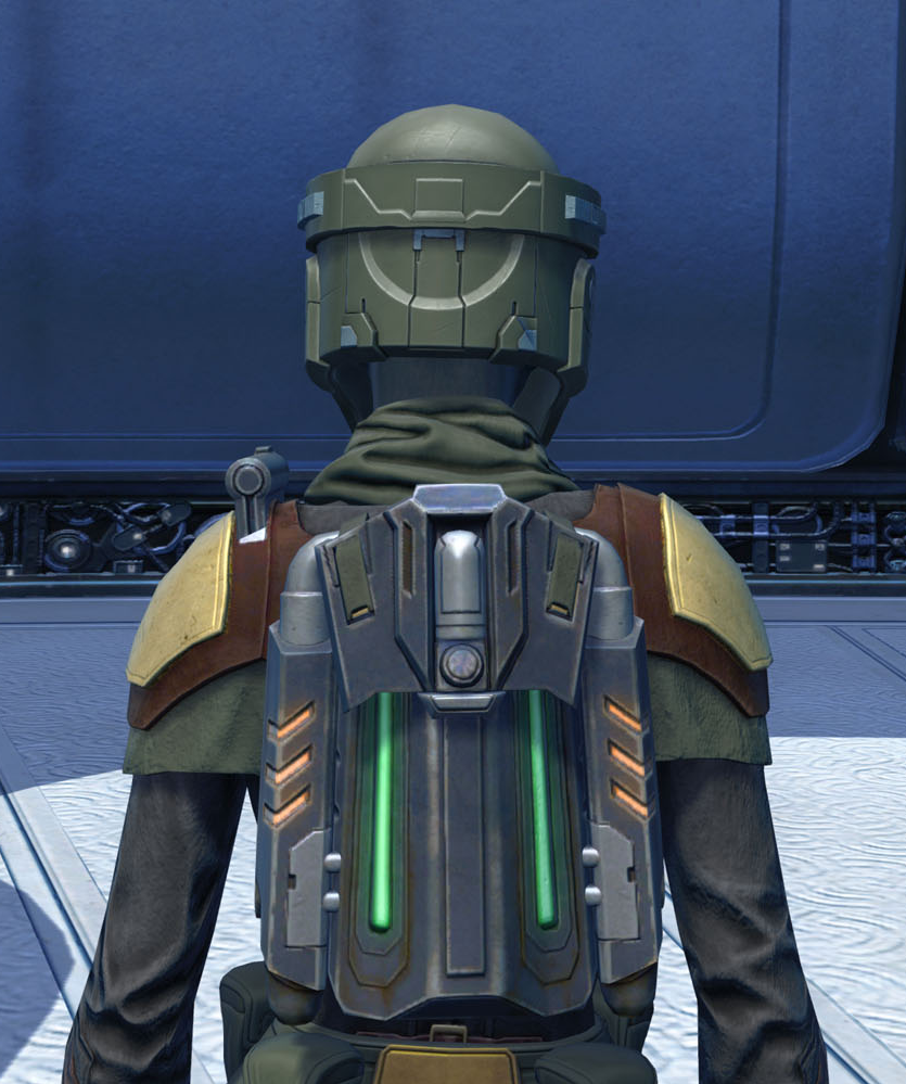 Fulminating Defense Armor Set detailed back view from Star Wars: The Old Republic.