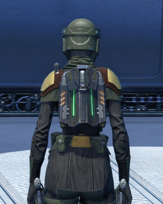 Fulminating Defense Armor Set Back from Star Wars: The Old Republic.