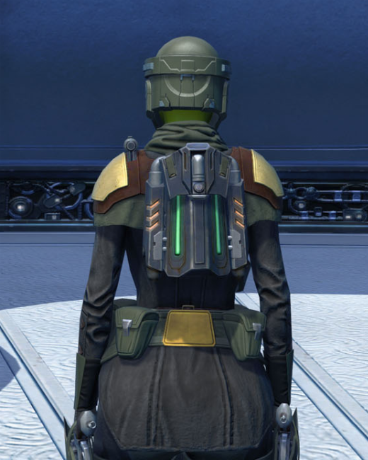 Superiority Armor Set Back from Star Wars: The Old Republic.