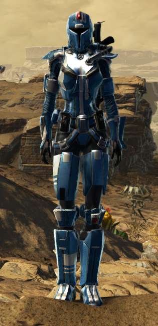 Reforged Mandalorian Hunter Armor Set Outfit from Star Wars: The Old Republic.