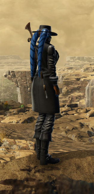 Outer Rim Drifter Armor Set player-view from Star Wars: The Old Republic.