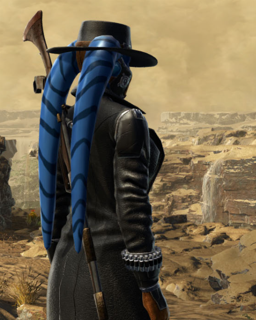 Outer Rim Drifter Armor Set Back from Star Wars: The Old Republic.