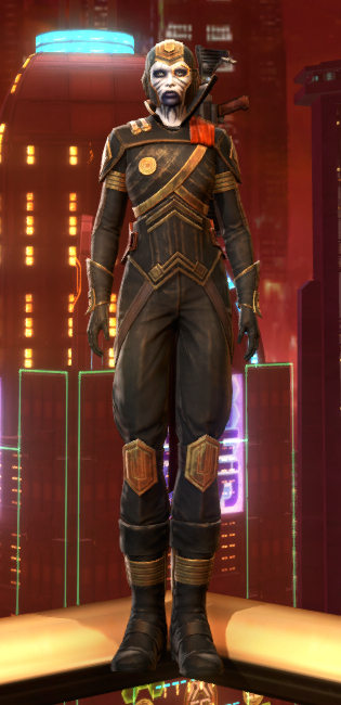 High Roller Armor Set Outfit from Star Wars: The Old Republic.