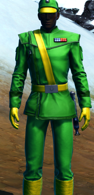 Elite Tactician dyed in SWTOR.