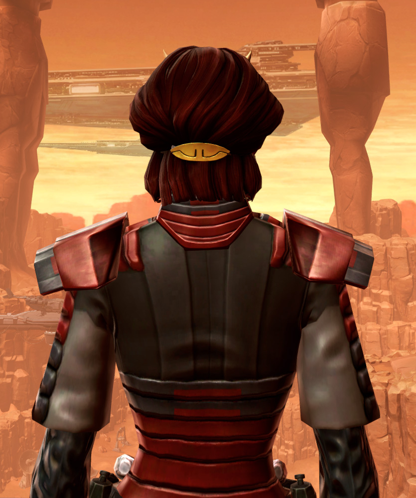 Ablative Plasteel Armor Set detailed back view from Star Wars: The Old Republic.