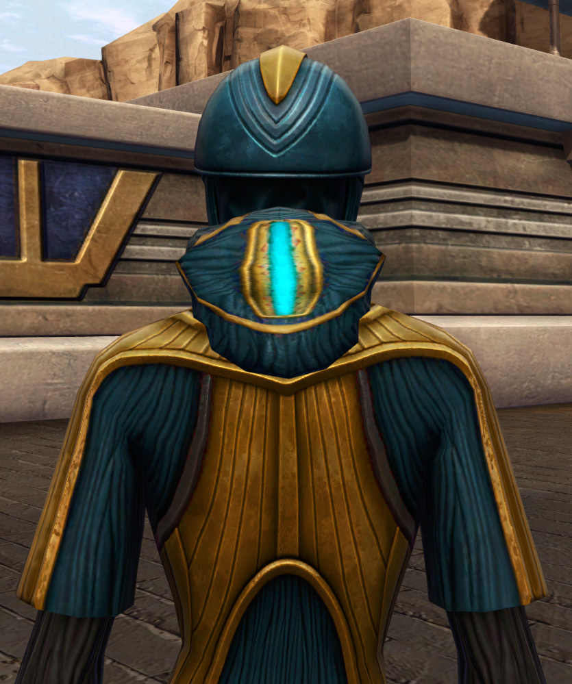Aggressive Treatment Armor Set detailed back view from Star Wars: The Old Republic.