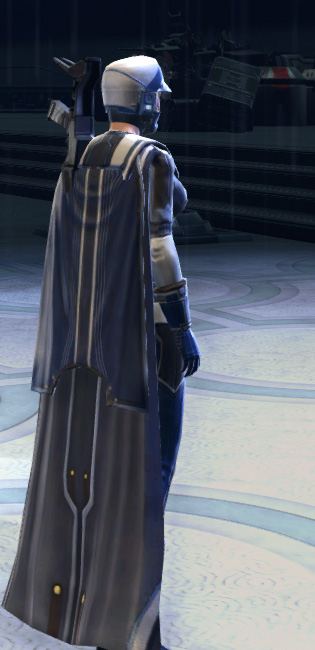 Alderaanian Agent Armor Set player-view from Star Wars: The Old Republic.
