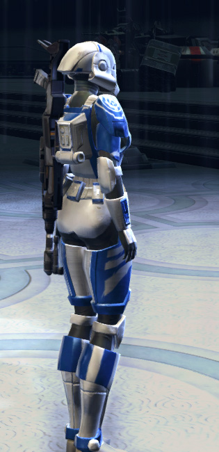 Alderaanian Trooper Armor Set player-view from Star Wars: The Old Republic.