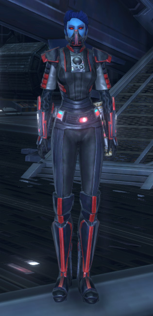 Alderaanian Warrior Armor Set Outfit from Star Wars: The Old Republic.