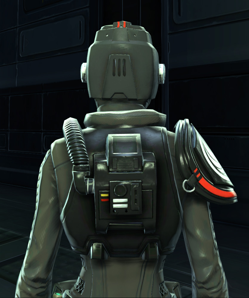 Alliance Reconnaissance Armor Set detailed back view from Star Wars: The Old Republic.