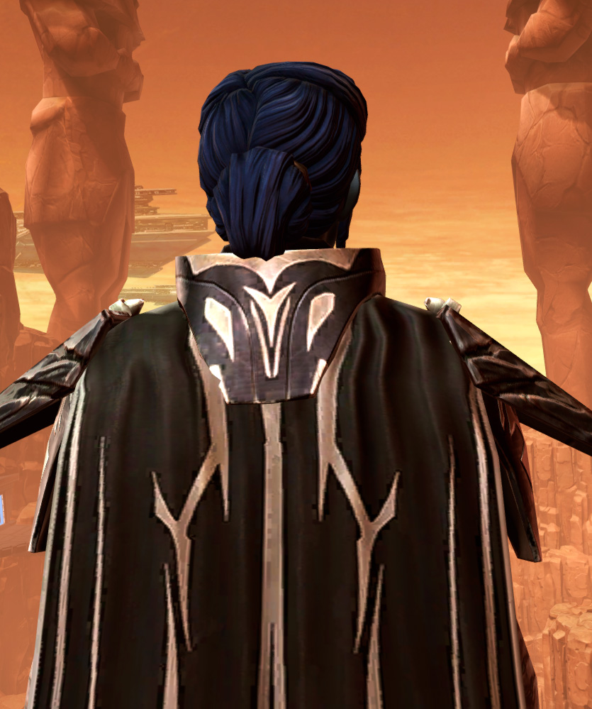 Ancient Infernal Armor Set detailed back view from Star Wars: The Old Republic.