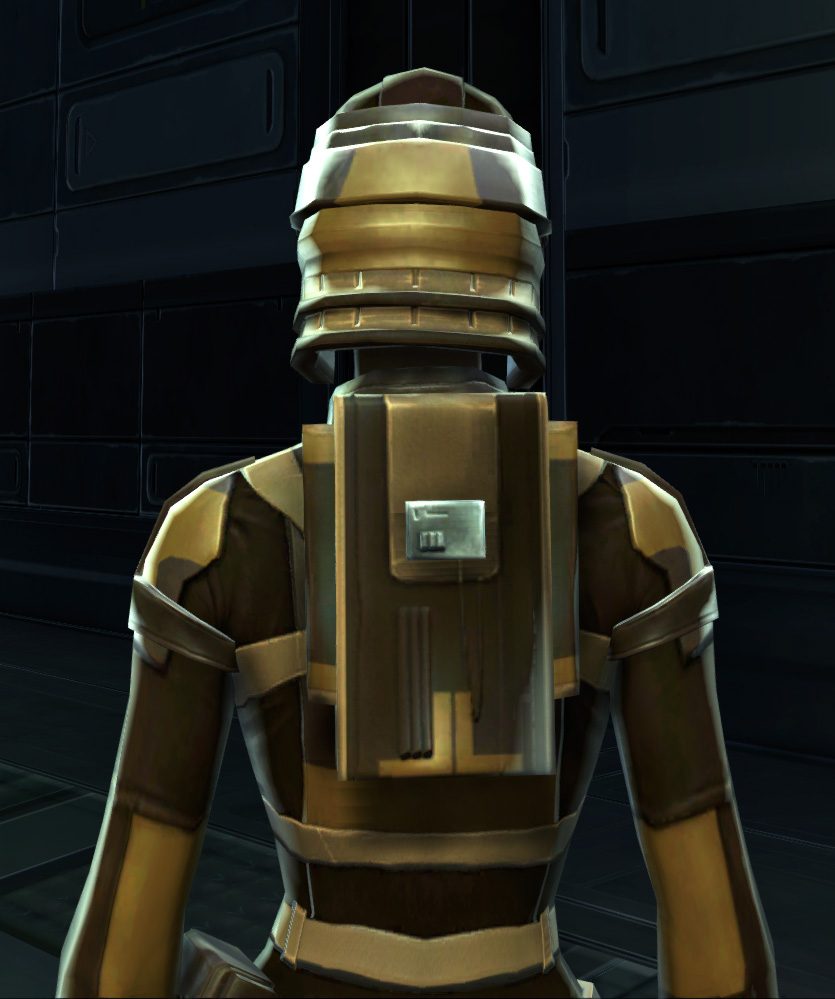 Badlands Explorer Armor Set detailed back view from Star Wars: The Old Republic.