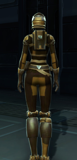 Badlands Explorer Armor Set player-view from Star Wars: The Old Republic.