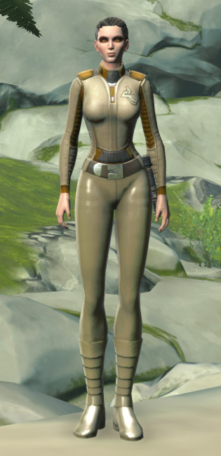 Balmorran Arms Corporate Shirt Armor Set Outfit from Star Wars: The Old Republic.