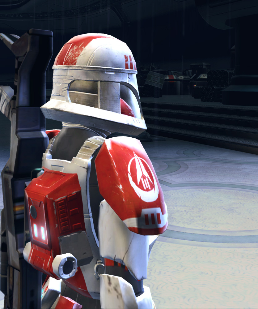 Balmorran Trooper Armor Set detailed back view from Star Wars: The Old Republic.