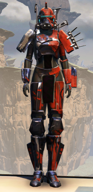 Battlemaster Combat Tech Armor Set Outfit from Star Wars: The Old Republic.