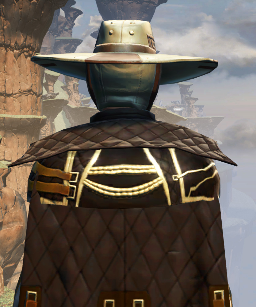 Battlemaster Field Medic Armor Set detailed back view from Star Wars: The Old Republic.