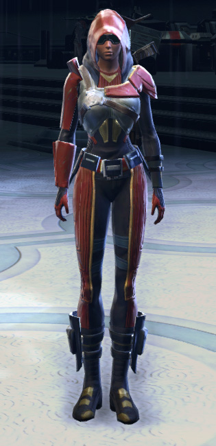 Belsavis Agent Armor Set Outfit from Star Wars: The Old Republic.