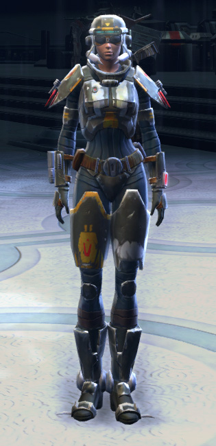 Belsavis Bounty Hunter Armor Set Outfit from Star Wars: The Old Republic.