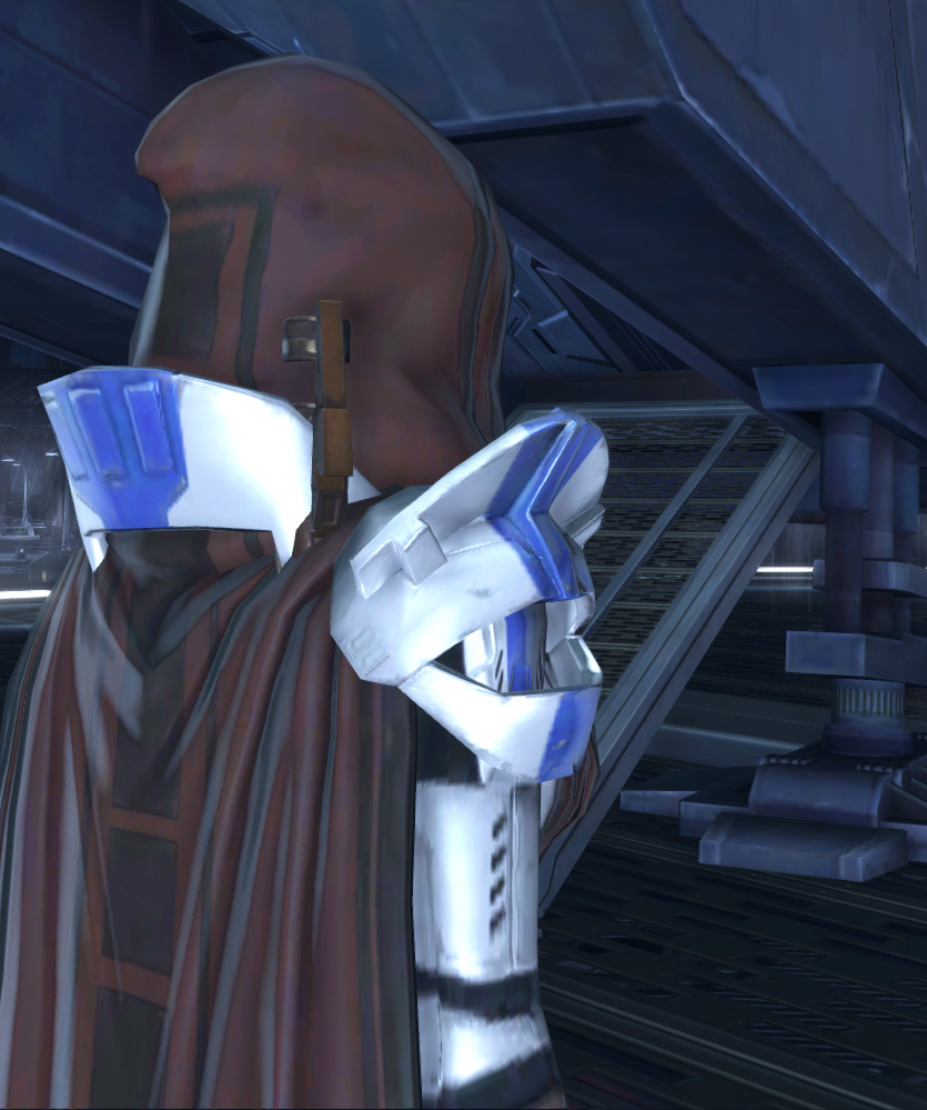 Belsavis Knight Armor Set detailed back view from Star Wars: The Old Republic.