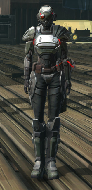Bionic Raider Armor Set Outfit from Star Wars: The Old Republic.