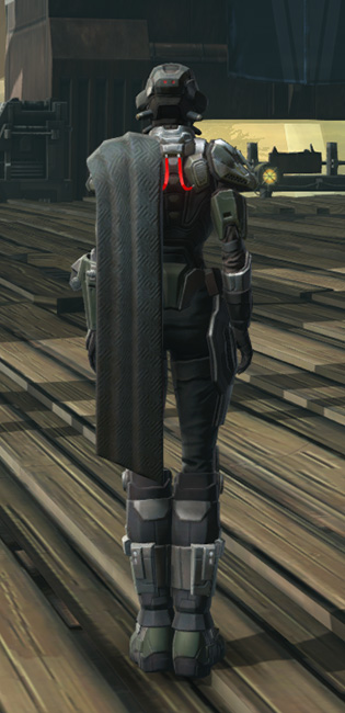 Bionic Raider Armor Set player-view from Star Wars: The Old Republic.