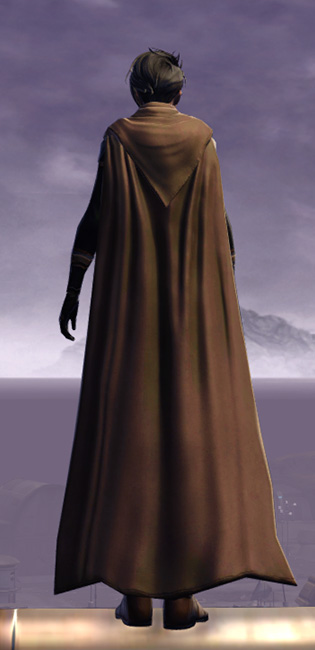 Black Vulkar Swooper Armor Set player-view from Star Wars: The Old Republic.