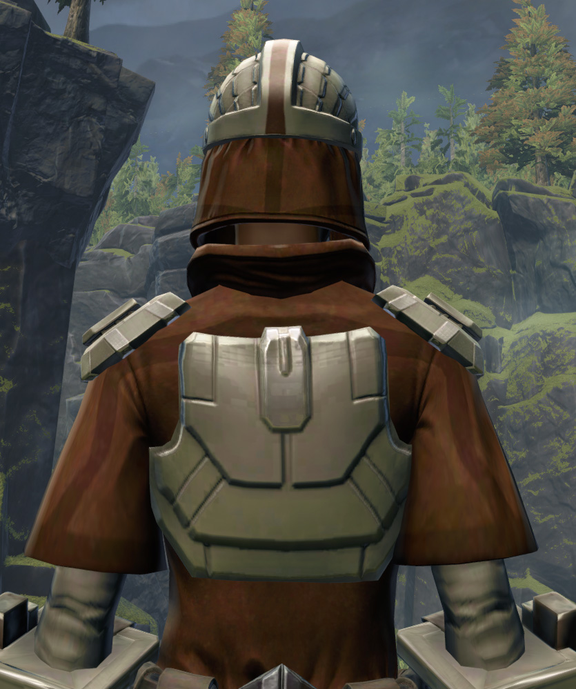 Blade Savant Armor Set detailed back view from Star Wars: The Old Republic.