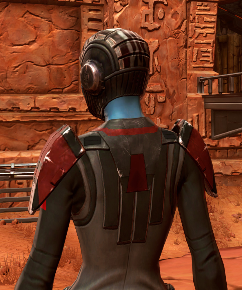 Blade Tyrant Armor Set detailed back view from Star Wars: The Old Republic.