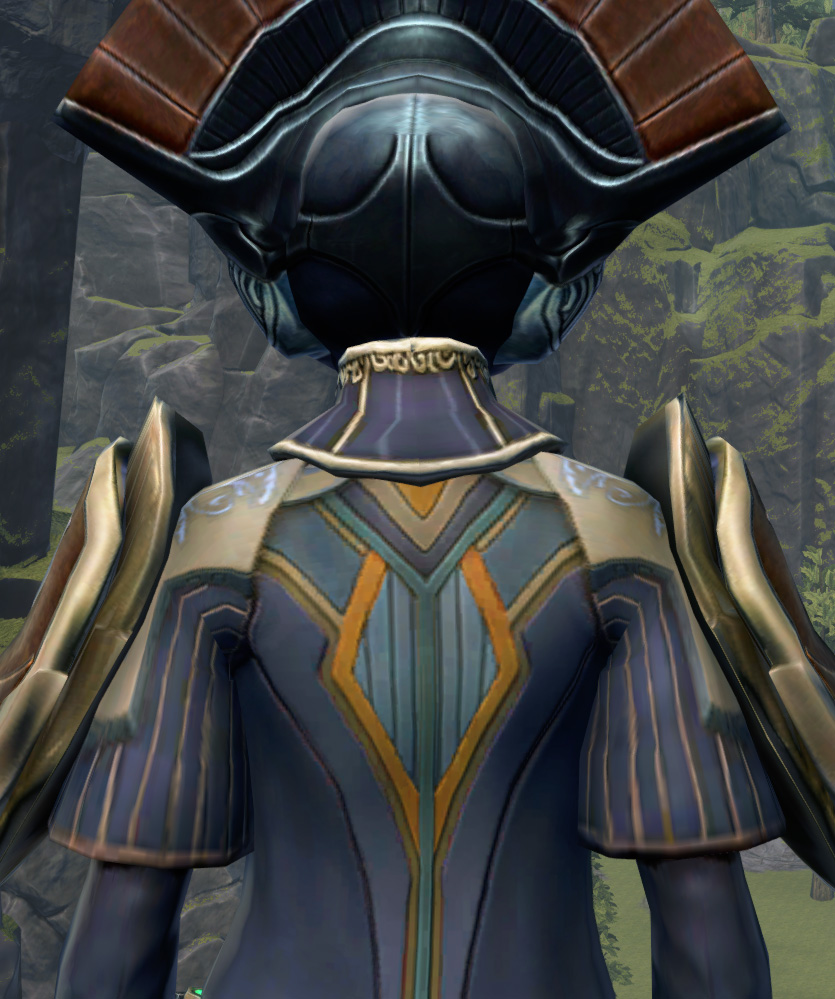 Ceremonial Armor Set detailed back view from Star Wars: The Old Republic.