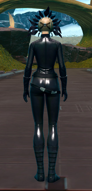 Ceremonial Headdress Armor Set player-view from Star Wars: The Old Republic.