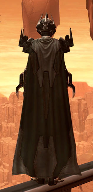 Charged Hypercloth Aegis Armor Set player-view from Star Wars: The Old Republic.