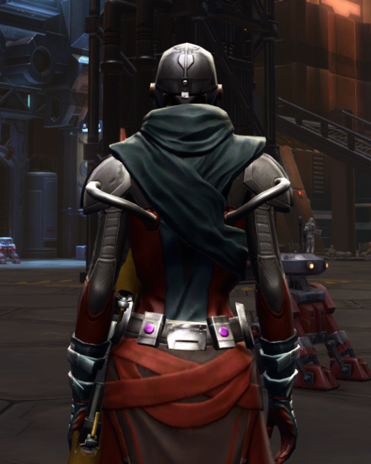 Citadel Force-lord Armor Set Back from Star Wars: The Old Republic.