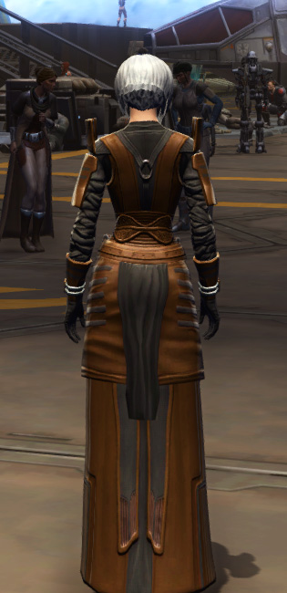 Citadel Force-healer Armor Set player-view from Star Wars: The Old Republic.