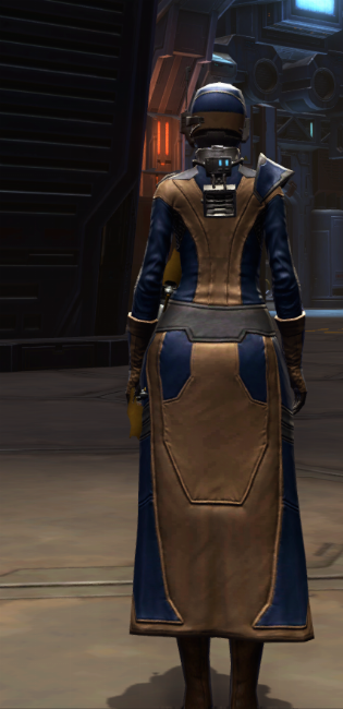 Citadel Targeter Armor Set player-view from Star Wars: The Old Republic.