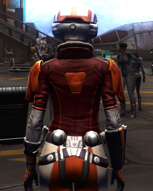 The Slow Road Armor Set Back from Star Wars: The Old Republic.