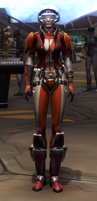 The Slow Road Armor Set Outfit from Star Wars: The Old Republic.