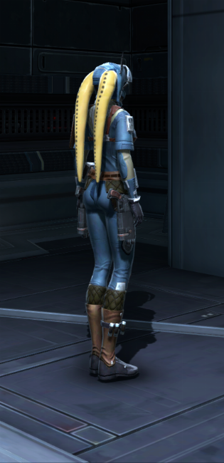 Civilian Pilot Armor Set player-view from Star Wars: The Old Republic.